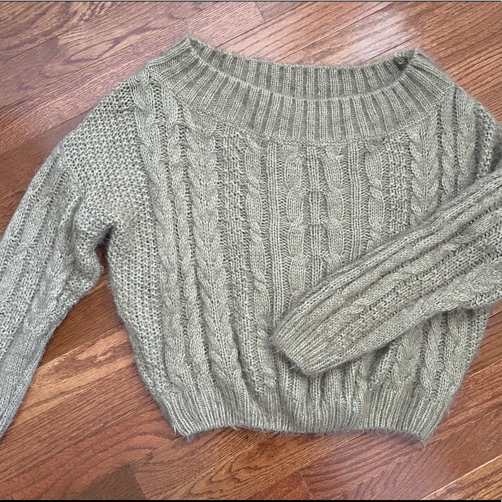 Chunky knit sweater